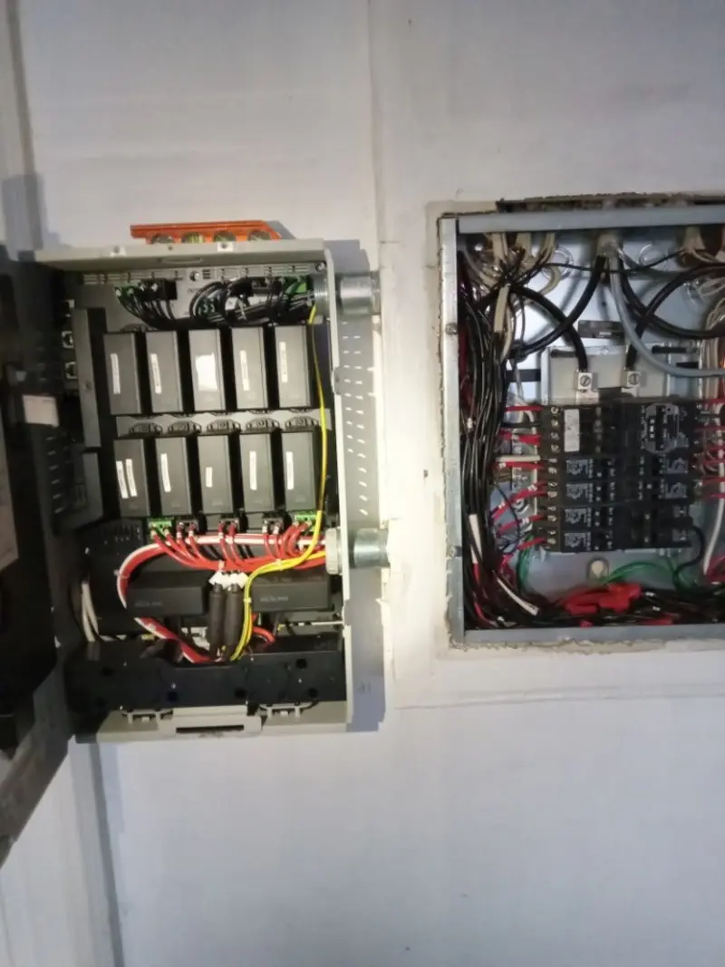 Electrical panel upgrade completed for Indoor Lighting Installation in Northlake